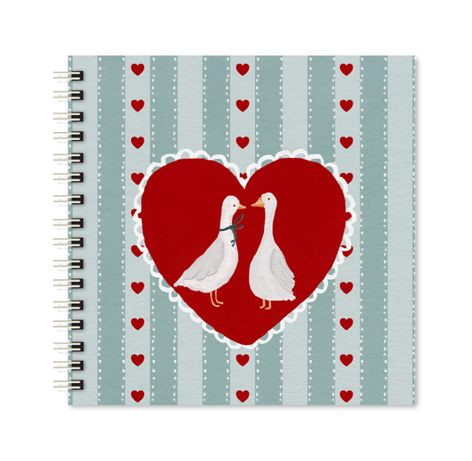 Scrapbook - Álbum de Fotos | Vintage LoveBirds