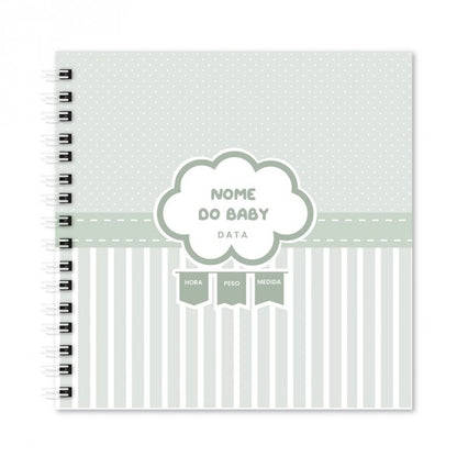 Scrapbook - Álbum de Fotos do Nascimento do Bebê - Physalis Estúdio