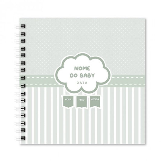 Scrapbook - Álbum de Fotos do Nascimento do Bebê - Physalis Estúdio