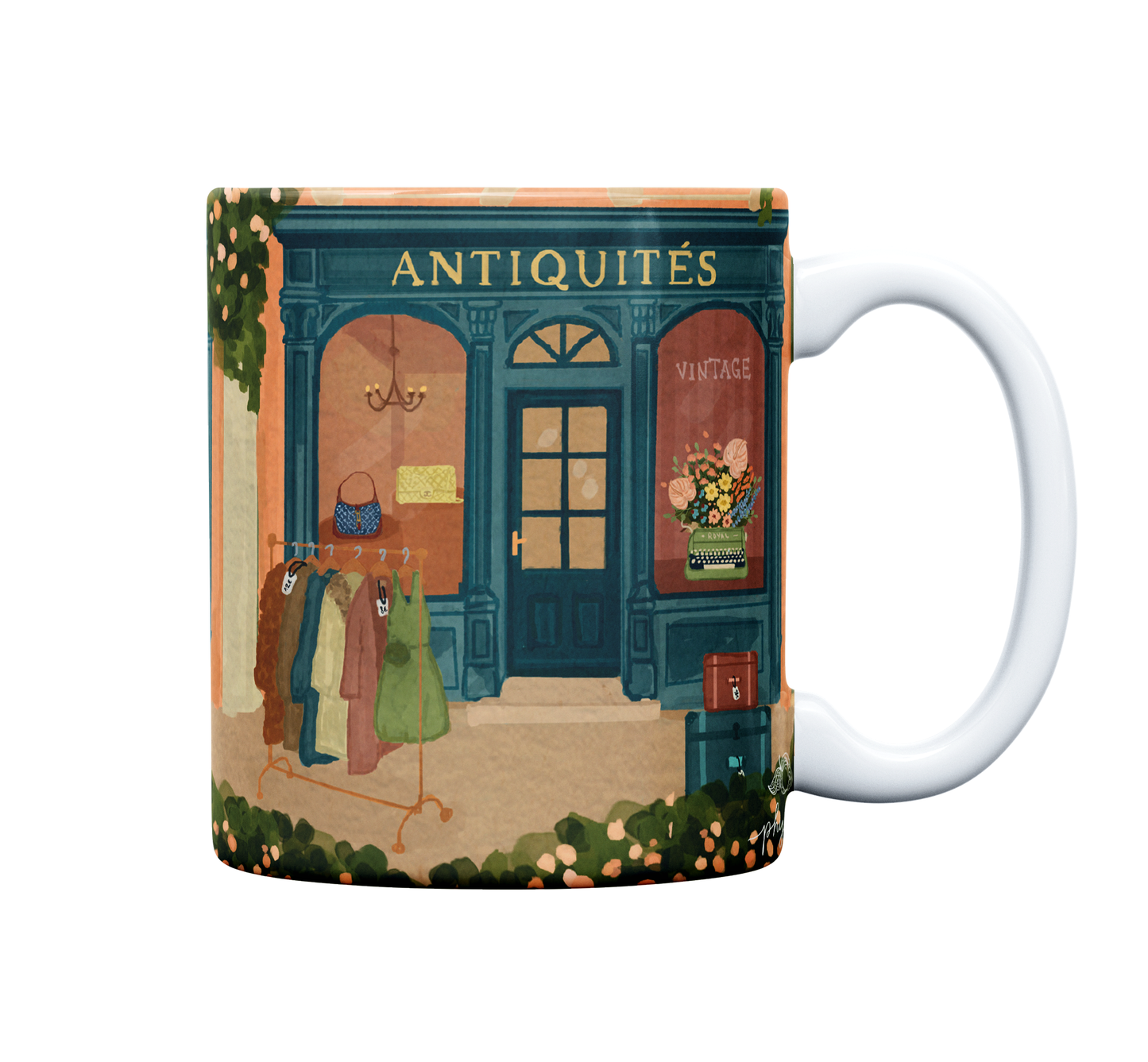 Caneca de Porcelana | Brechó da Rua 5