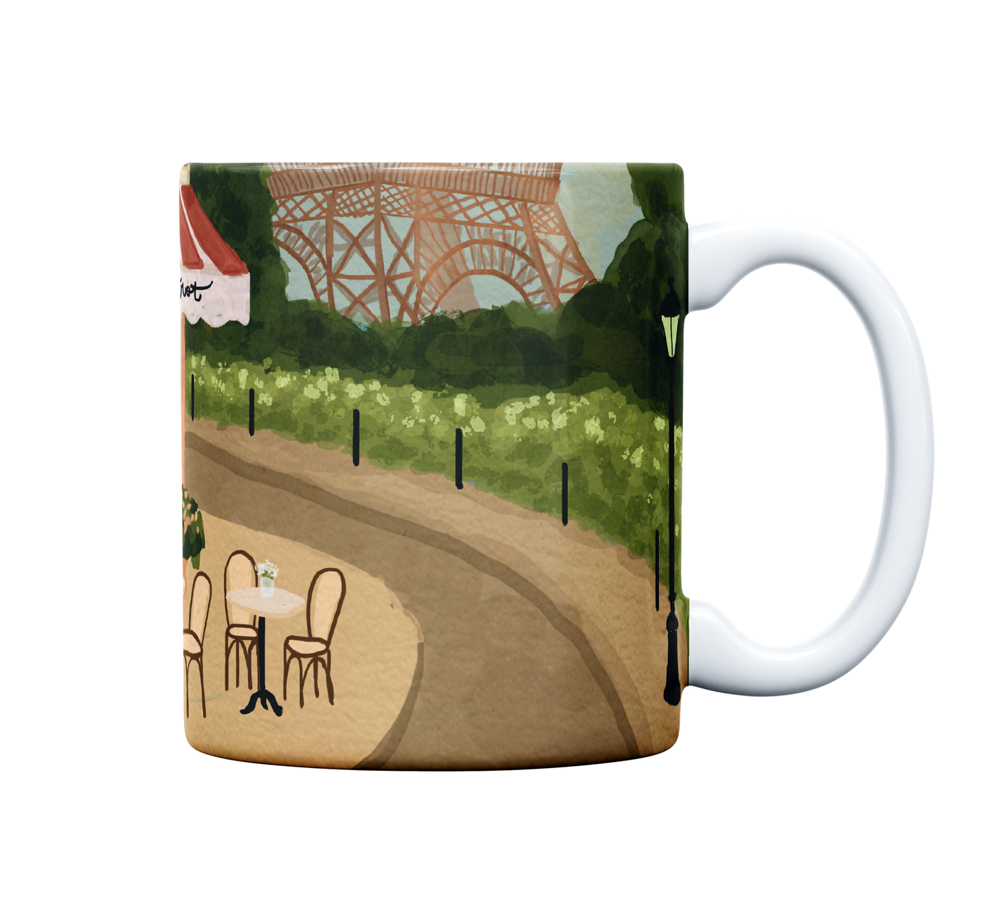 Caneca de Porcelana | Manhãs na Torre - ilustração aproximada