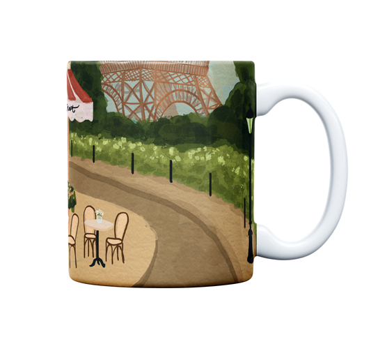 Caneca de Porcelana | Manhãs na Torre - ilustração aproximada