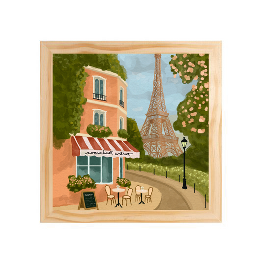 Quadro com moldura Pinus | Manhãs na Torre