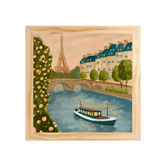 Quadro com moldura Pinus | Cartas ao Sena