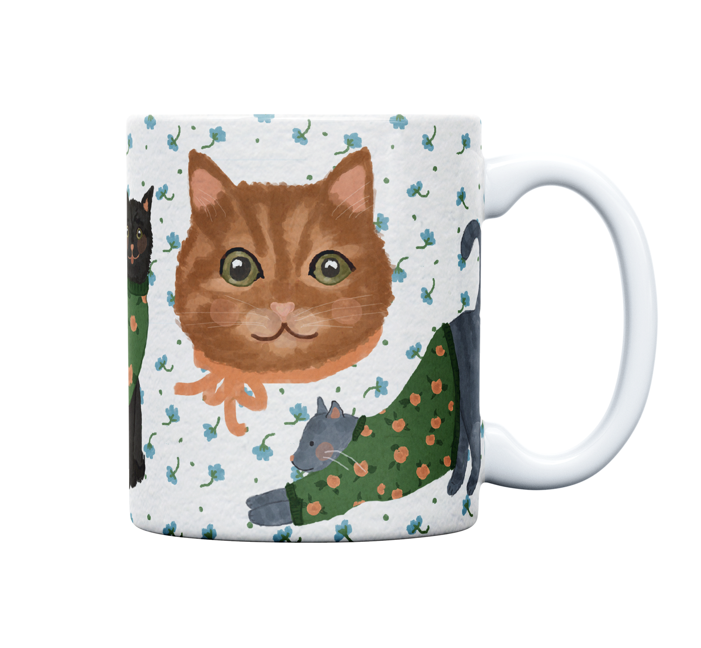 Caneca de Porcelana | Lar dos Gatinhos