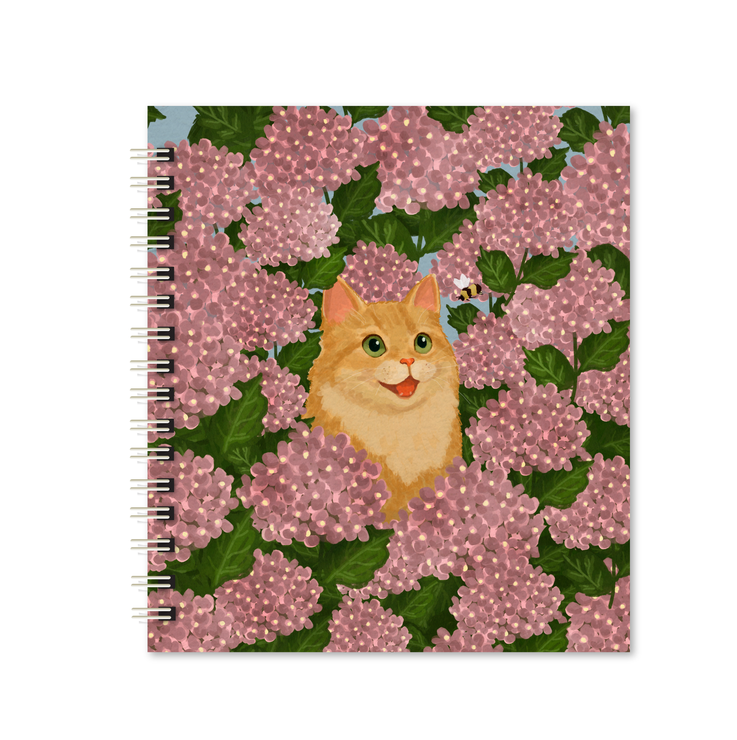 [PRÉ-VENDA] Planner 2026 não-datado | Hortênsias e Ronron