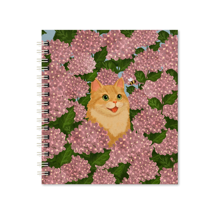 [PRÉ-VENDA] Planner 2026 não-datado | Hortênsias e Ronron