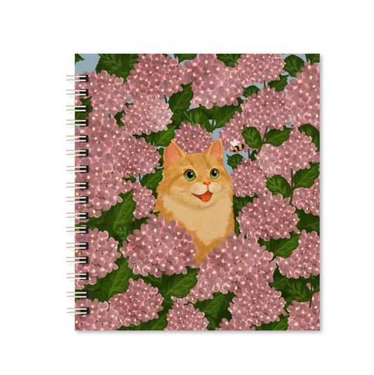 [PRÉ-VENDA] Planner 2026 não-datado | Hortênsias e Ronron