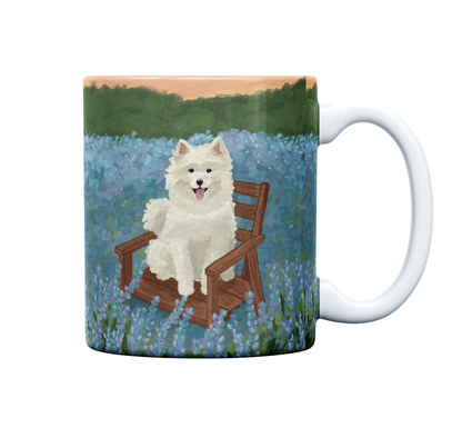 Caneca de Porcelana | Jardim da cAUmaria