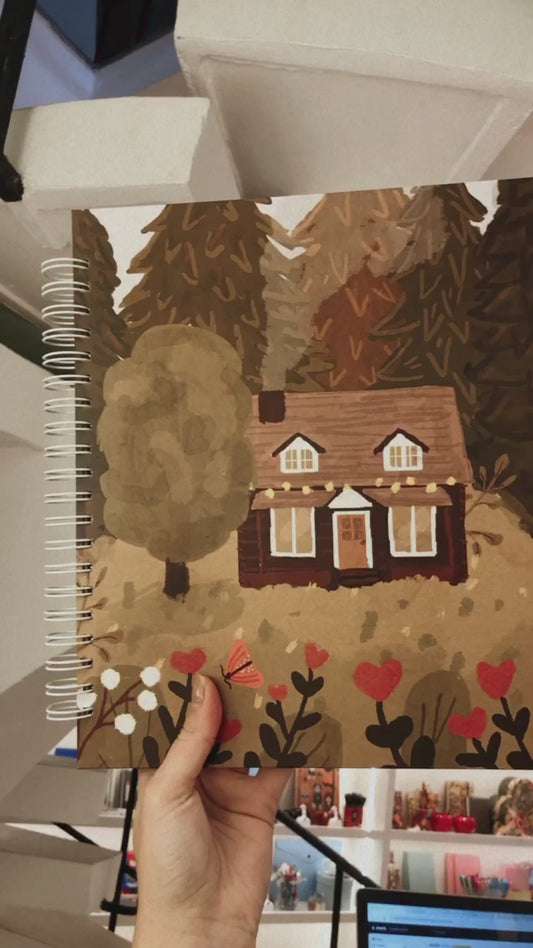 Scrapbook - Álbum de Fotos Cabana no Bosque