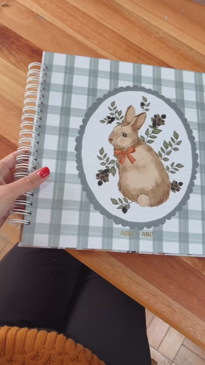 Scrapbook - Álbum de Fotos Xadrez da Páscoa