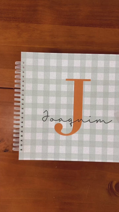 Scrapbook - Álbum de Fotos Letra Inicial | Azul