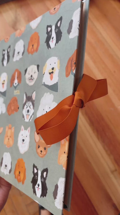 Scrapbook - Álbum de Fotos Carinhas de Cachorro