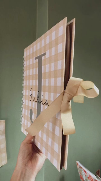 Scrapbook - Álbum de Fotos Letra Inicial | Nude