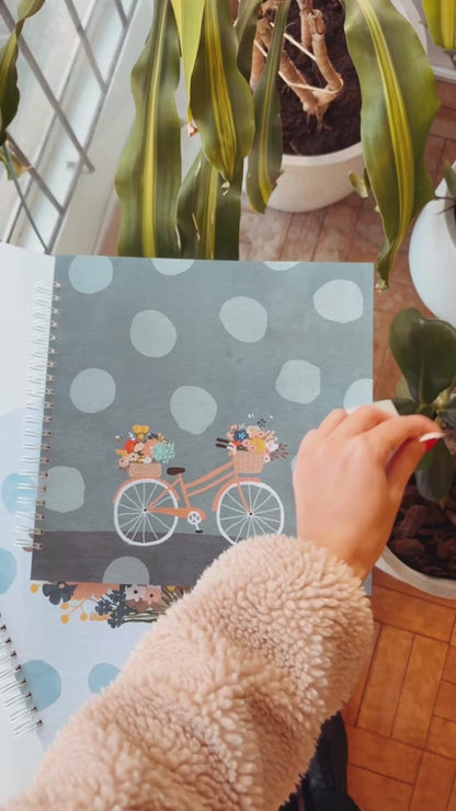 Kit 02 Scrapbooks | Ramo de Flores + Bici
