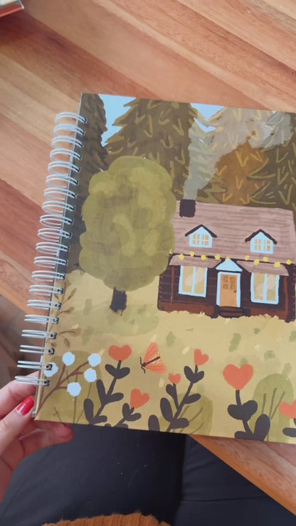 Scrapbook - Álbum de Fotos Cabana no Bosque