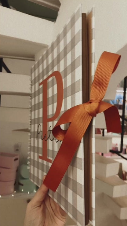 Scrapbook - Álbum de Fotos Letra Inicial | Azul