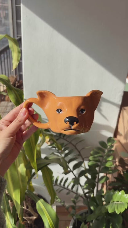 Caneca de Porcelana Dog Caramelo