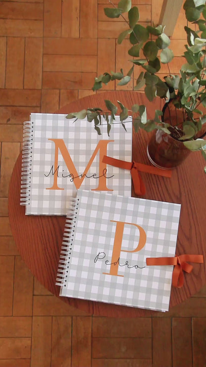 Scrapbook - Álbum de Fotos Letra Inicial | Azul