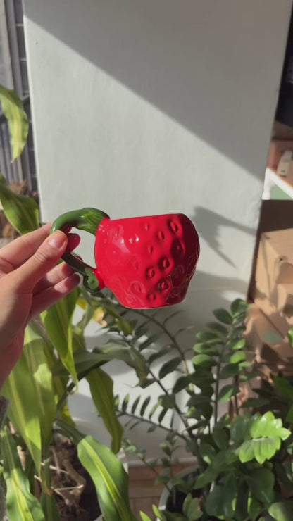Caneca Morango | Vermelho