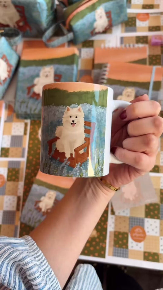 Caneca de Porcelana | Jardim da cAUmaria