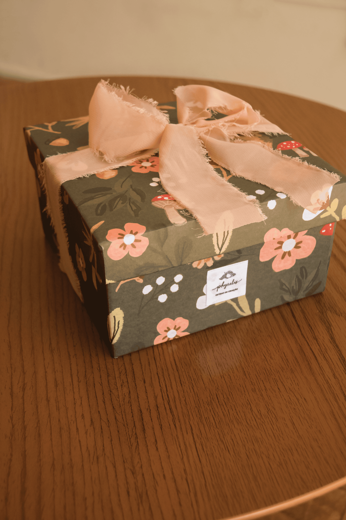 Caixa Cartonada Quadrada | Flores do Bosque