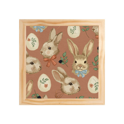 Quadro com moldura Pinus | Fábula de Páscoa