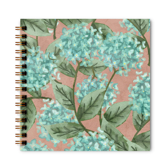 Scrapbook - Álbum de Fotos Hortênsias