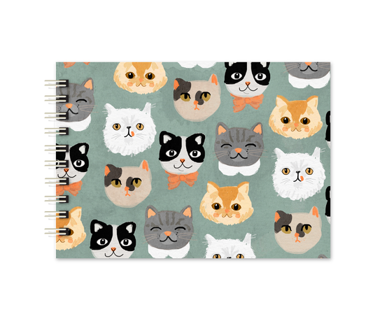 Scrapbookinho - Álbum de Fotos Carinhas de gato