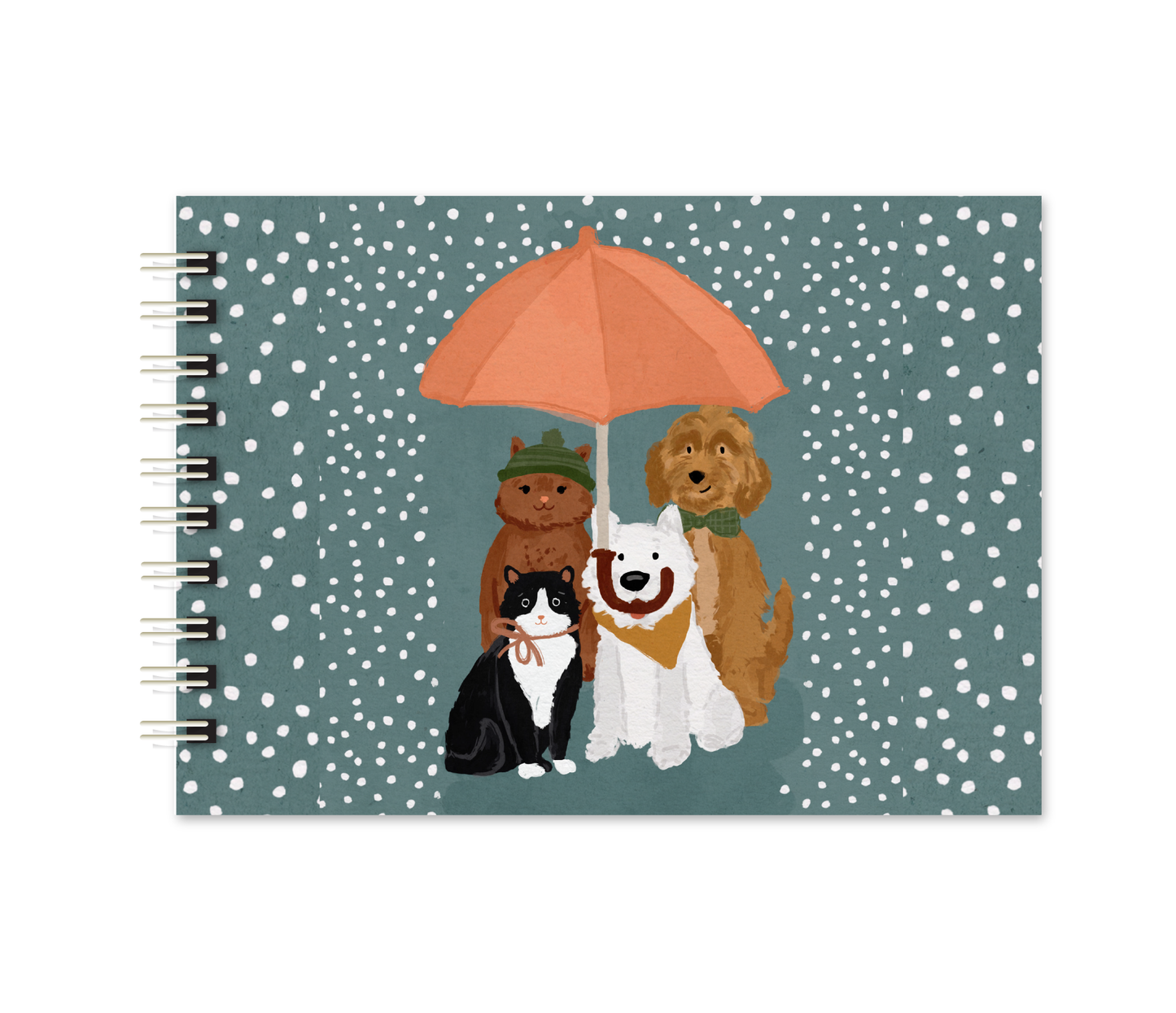 Scrapbookinho - Álbum de Fotos Pets na Chuva