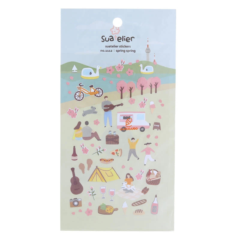 Cartela de Adesivos Suatelier | Spring