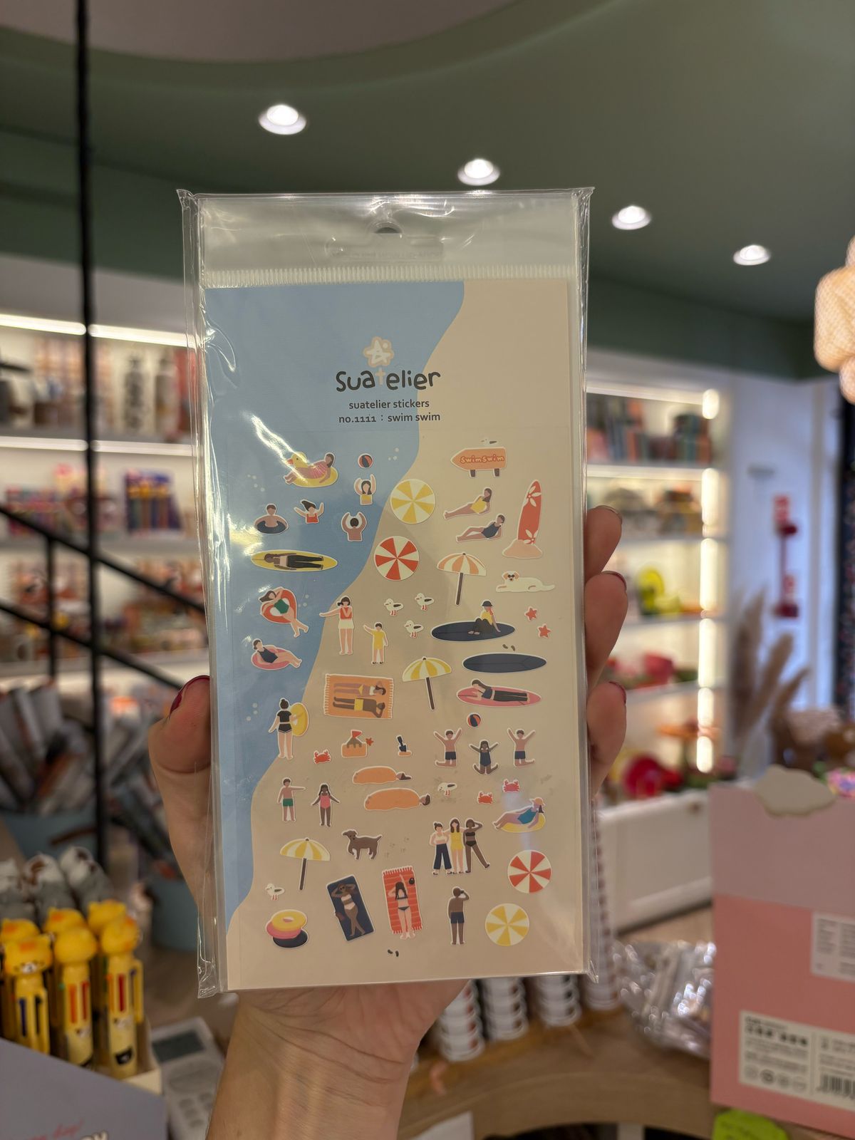 Cartela de Adesivos Suatelier | Swim Swim