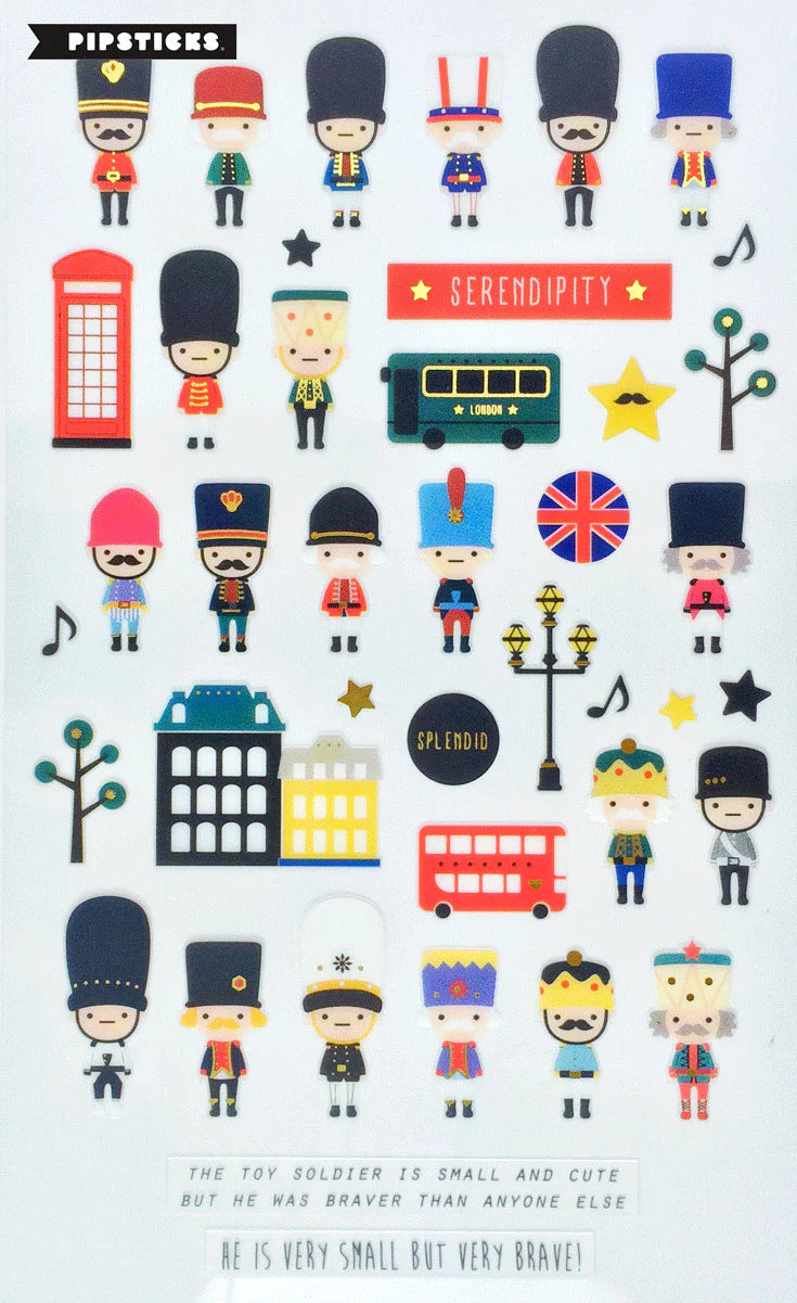 Cartela de Adesivos Suatelier | Toy Soldiers London