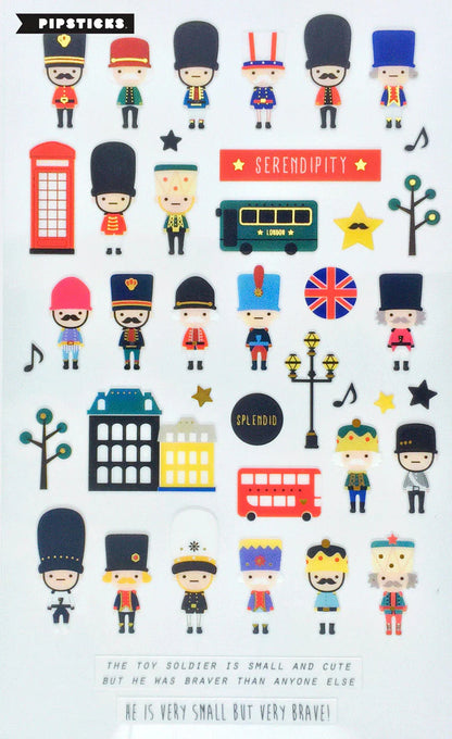 Cartela de Adesivos Suatelier | Toy Soldiers London