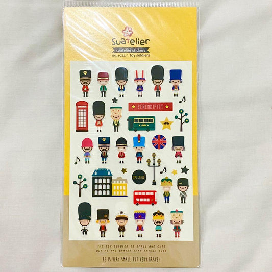 Cartela de Adesivos Suatelier | Toy Soldiers London