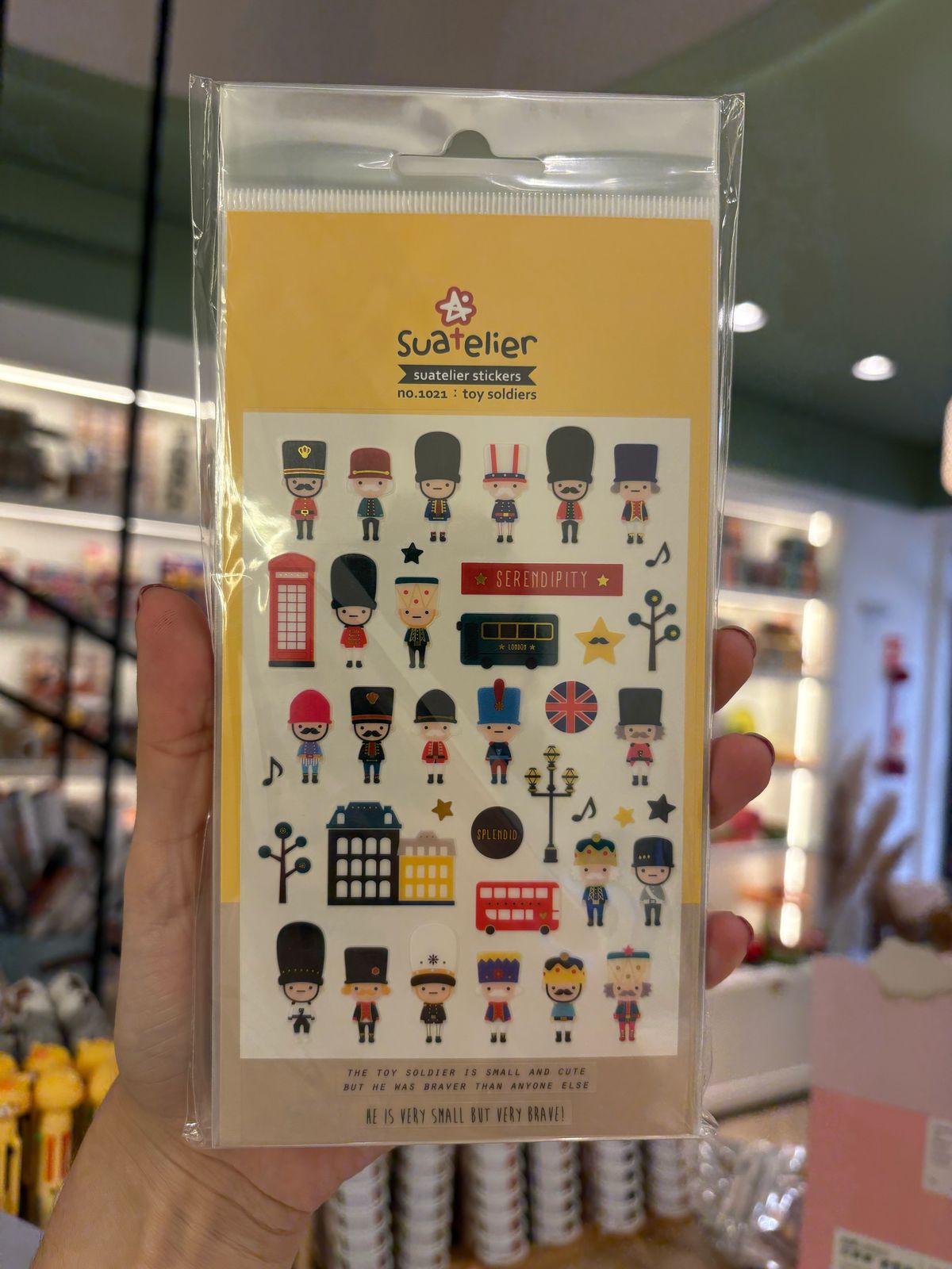 Cartela de Adesivos Suatelier | Toy Soldiers London