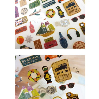 Cartela de Adesivos SONIA stickers | Travel Story