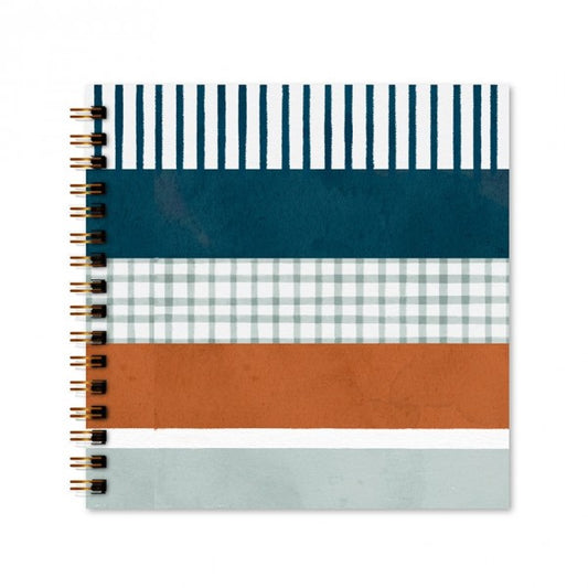 Scrapbook - Álbum de Fotos da Estampa Xadrez - Physalis Estúdio