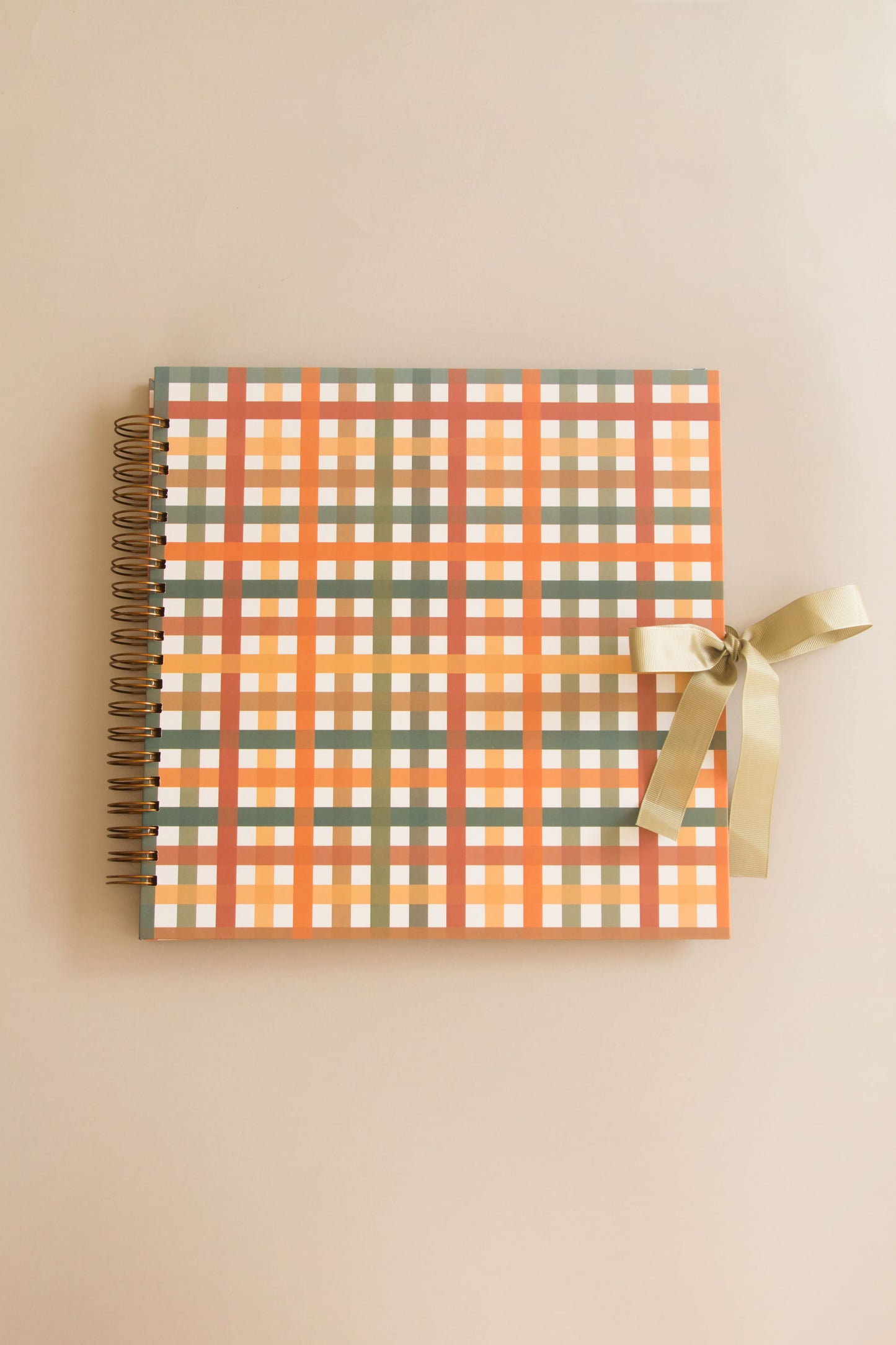 Scrapbook - Álbum de Fotos da Estampa Xadrez Baby