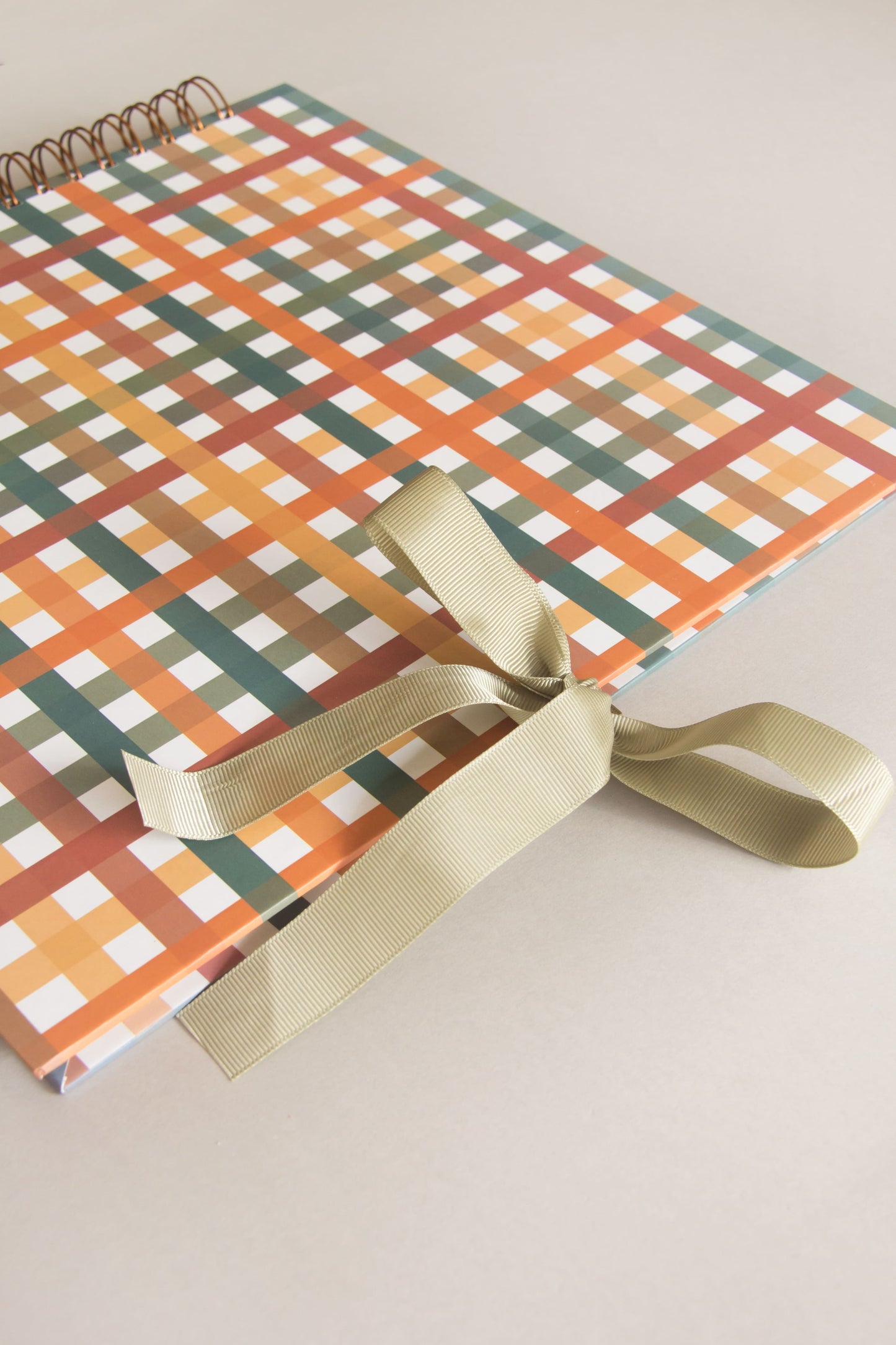 Scrapbook - Álbum de Fotos da Estampa Xadrez Baby